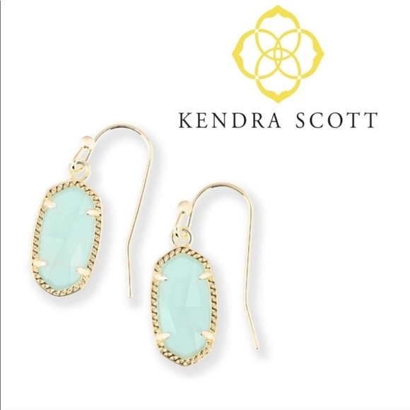Kendra Scott Jewelry - NEW KENDRA SCOTT LEE EARRINGS IN CHALCEDONY GREEN